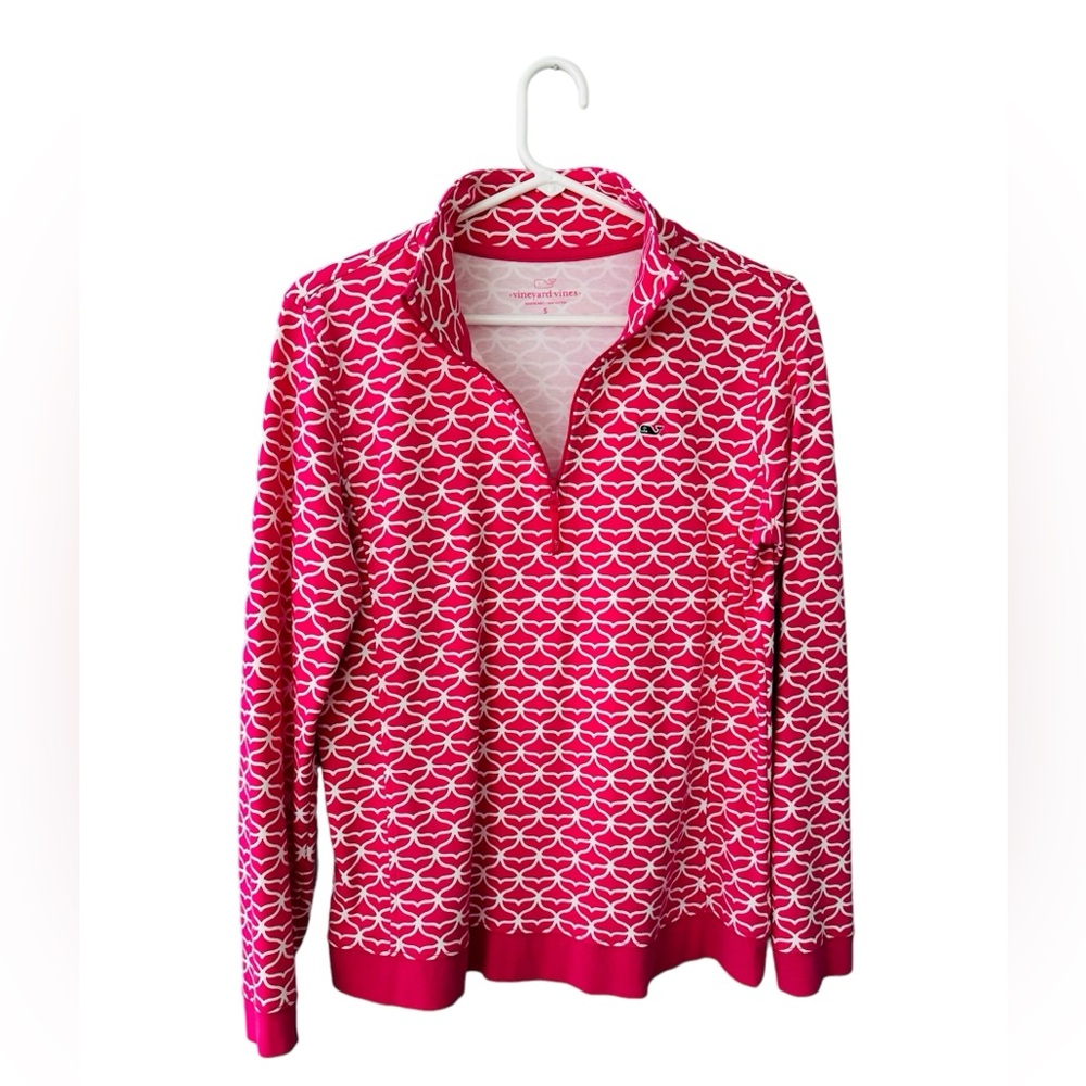 Vineyard Vines 1/4 Zip Collared Sweatshirt Small.